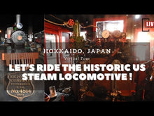 將影片載入圖庫檢視器並播放,Hokkaido, Japan - Let's ride the historic US steam locomotive !