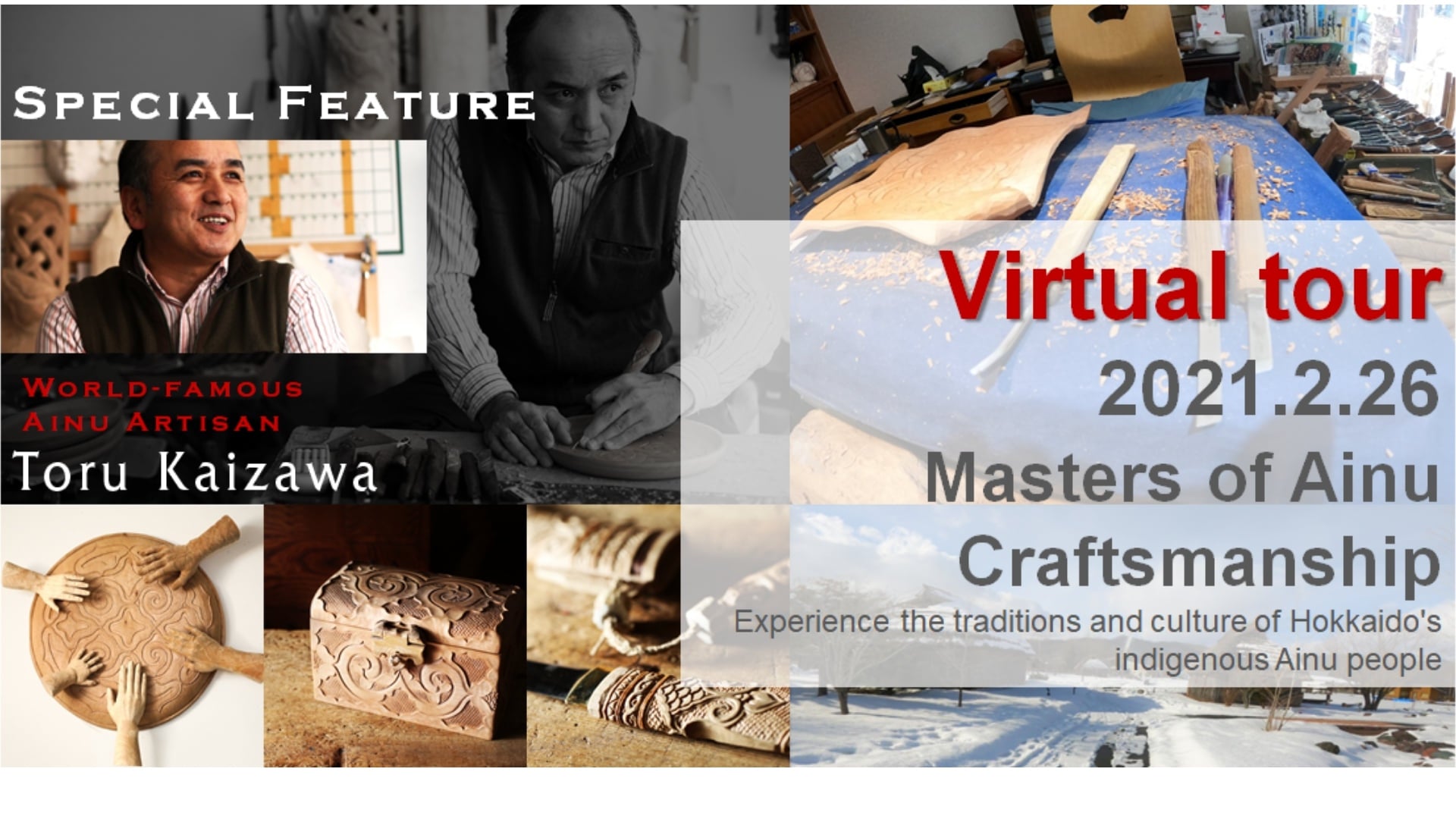 Hokkaido , Japan / Masters of Ainu Craftsmanship - Experience the traditions and culture of Hokkaido's indigenous Ainu